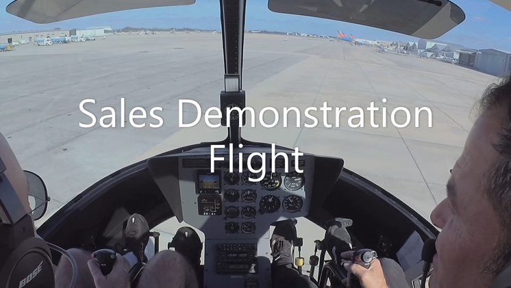 Hummingbird Kit Helicopter - Sales Demonstration Flight